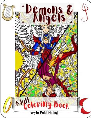 Book cover for Demons and Angels Coloring Book