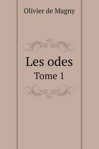 Cover of Les odes Tome 1