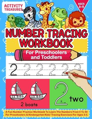 Book cover for Number Tracing Workbook For Preschoolers And Toddlers