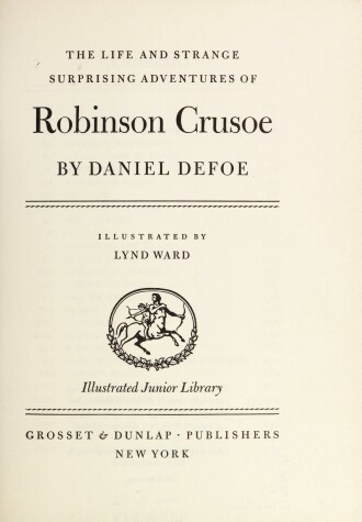 Book cover for Robinson Crusoe DLX