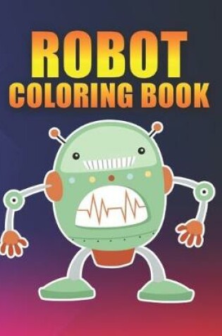 Cover of robot coloring book