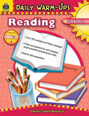 Book cover for Daily Warm-Ups: Reading, Grade 1