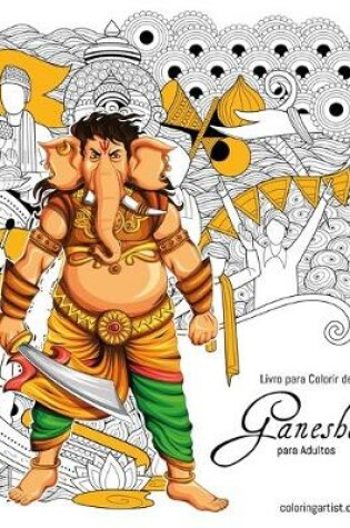 Cover of Livro para Colorir de Ganesha para Adultos