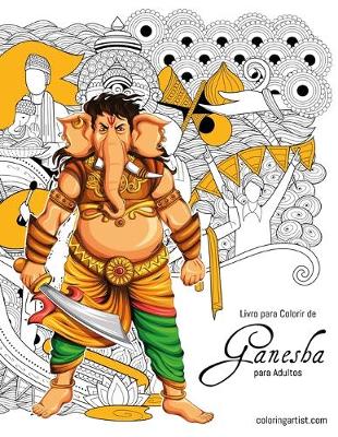 Cover of Livro para Colorir de Ganesha para Adultos