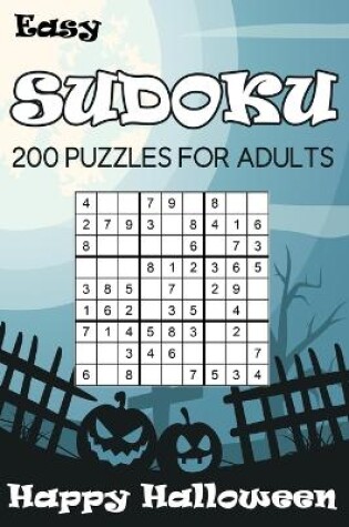 Cover of Easy Sudoku Happy Halloween