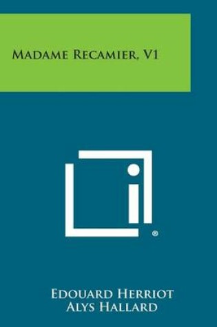 Cover of Madame Recamier, V1