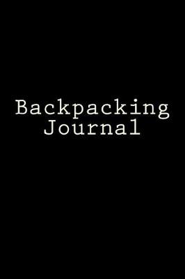 Cover of Backpacking Journal