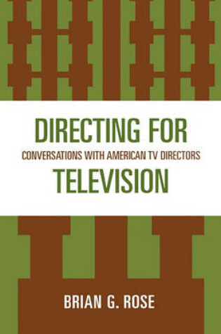 Cover of Directing for Television