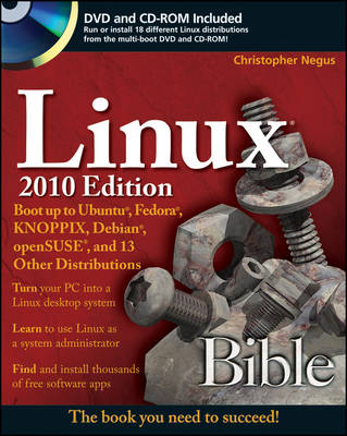 Book cover for Linux Bible 2010