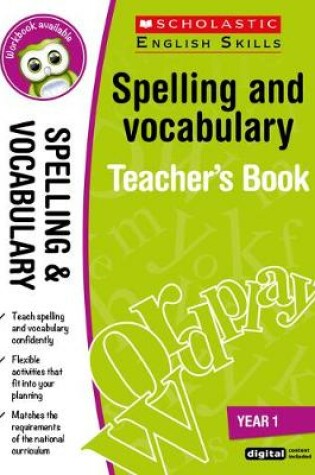 Cover of Spelling and Vocabulary Teacher's Book (Year 1)