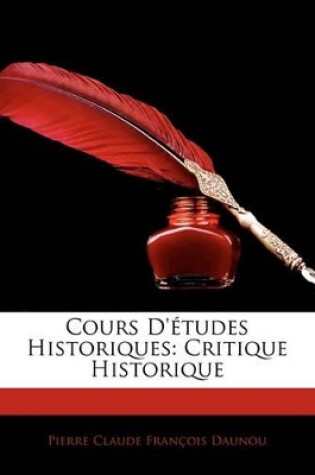 Cover of Cours D'Tudes Historiques