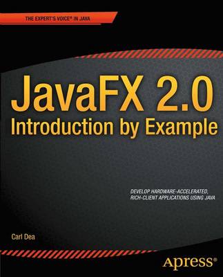 Book cover for JavaFX 2.0: Introduction by Example