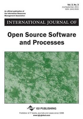 Book cover for International Journal of Open Source Software and Processes, Vol 3 ISS 3