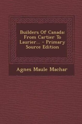 Cover of Builders of Canada