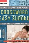 Book cover for Crossword Sudoku activity books