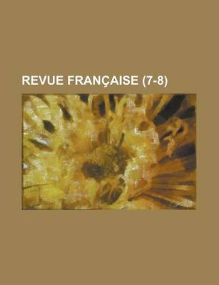 Book cover for Revue Francaise (7-8)