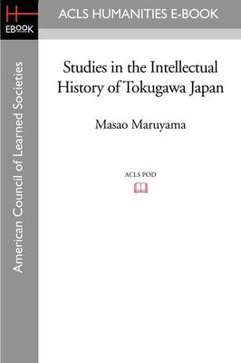 Book cover for Studies in the Intellectual History of Tokugawa Japan