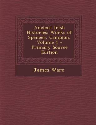 Book cover for Ancient Irish Histories