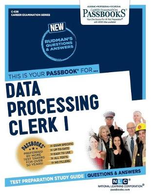 Book cover for Data Processing Clerk I (C-536)