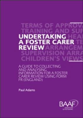 Book cover for Undertaking a Foster Carer Review