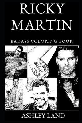 Cover of Ricky Martin Badass Coloring Book