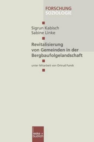 Cover of Revitalisierung von Gemeinden in der Bergbaufolgelandschaft