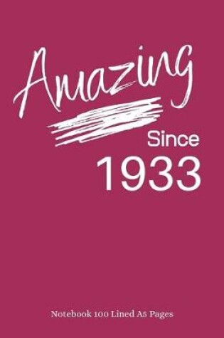 Cover of Amazing Since 1933