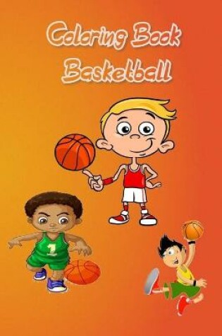 Cover of basketball coloring book