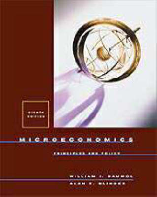 Book cover for Baumol Microeconomics 8e Text/Tag Sfwr Win