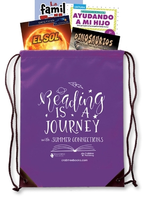 Book cover for Second Grade Gold Spanish Summer Connections Backpack