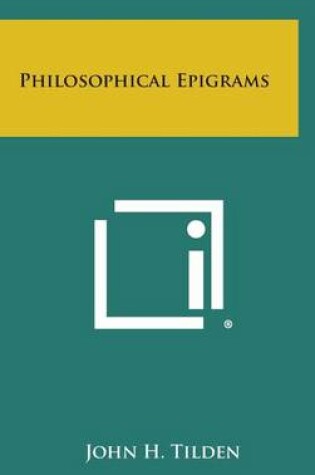 Cover of Philosophical Epigrams