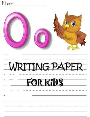 Book cover for Writing Paper for Kids