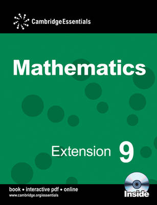 Book cover for Cambridge Essentials Mathematics Extension 9 Pupil's Book with CD-ROM