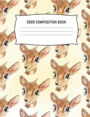 Book cover for Deer Composition Book