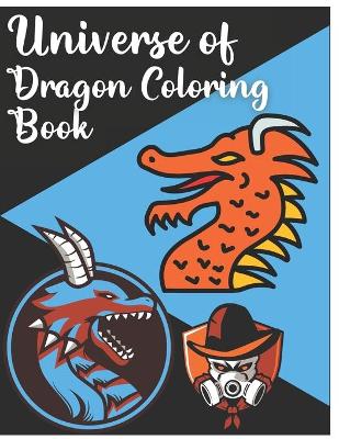 Book cover for Universe of Dragon Coloring Book