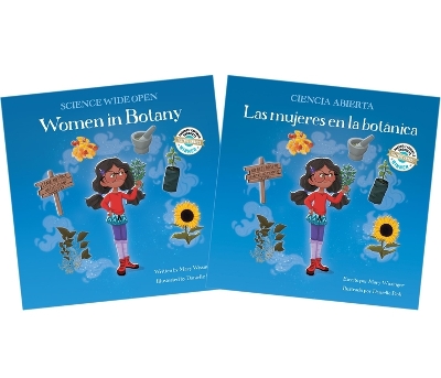 Book cover for Women in Botany English and Spanish Paperback Duo