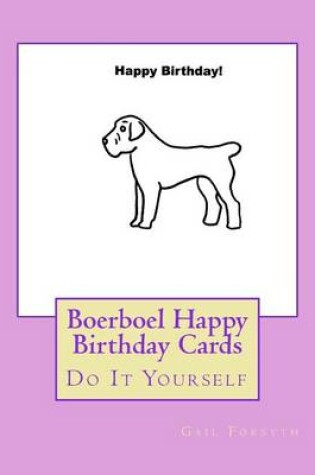 Cover of Boerboel Happy Birthday Cards