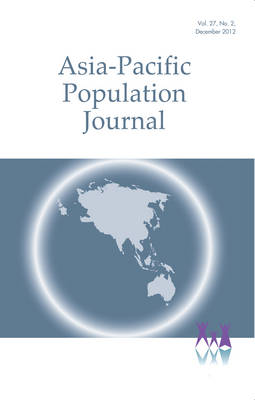 Book cover for Asia-Pacific Population Journal, 2012, Part 2