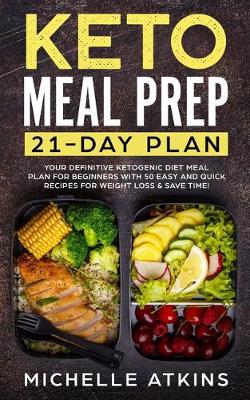 Book cover for Keto Meal Prep 21- day plan