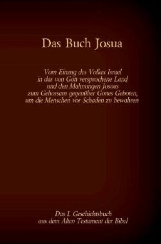 Cover of Das Buch Josua, das 1. Geschichtsbuch aus dem Alten Testament der Bibel