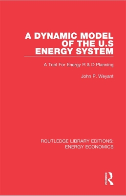 Book cover for A Dynamic Model of the US Energy System