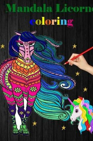 Cover of Mandala Licorne coloring