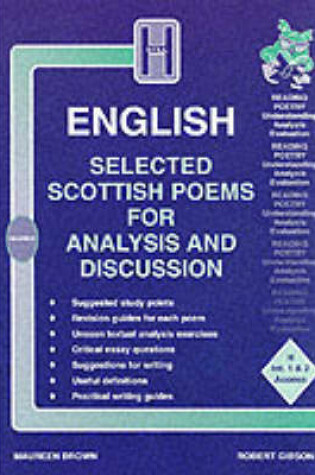 Cover of Selected Scottish Poems for Analysis and Discussion