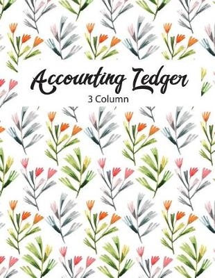 Cover of Accounting Ledger 3 Column