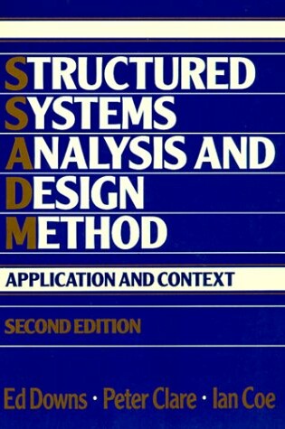 Cover of Structured Systems Analysis and Design Method