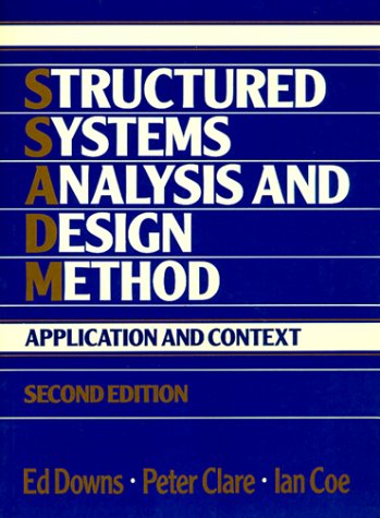 Book cover for Structured Systems Analysis and Design Method