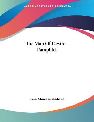 Book cover for The Man Of Desire - Pamphlet