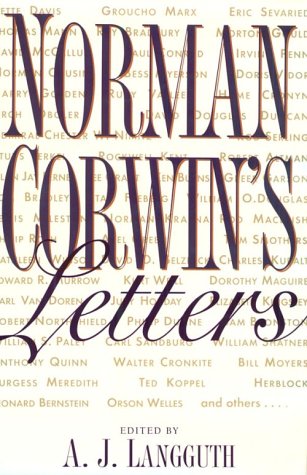 Book cover for Norman Corwin's Letters