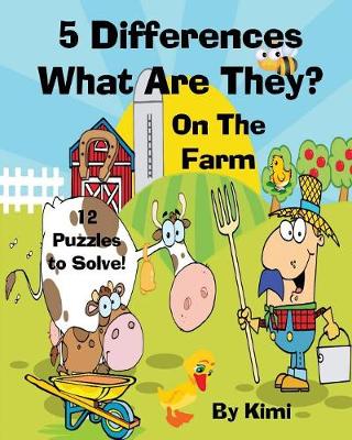 Book cover for 5 Differences- What Are They? - On the Farm- For Kids (Kids Series)