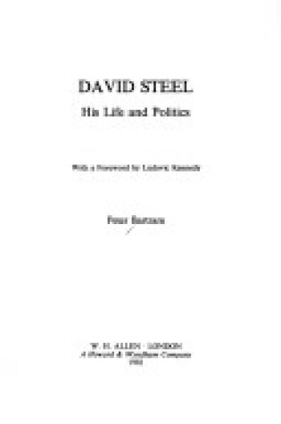 Cover of David Steel